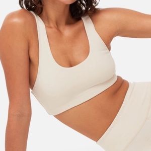 Mate the label new organic stretch tank sports bra M new